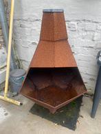 Tuinkachel in cortenstaal, Tuin en Terras, Ophalen, Gebruikt