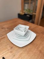 Habitat Quadro porseleinen servies – 50 stuks – modern wit, Huis en Inrichting, Ophalen, Zo goed als nieuw, Effen, Porselein