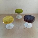3 Tabourets POP/SPACE AGE, Huis en Inrichting, Krukjes, Ophalen, Zo goed als nieuw, IJzer