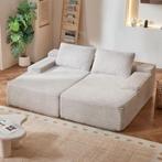 Zetel , boneless couch double seater , tiktok hit, Huis en Inrichting, Ophalen, Overige maten, Nieuw, Corduroy
