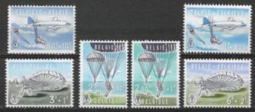 Belgie 1960 - Yvert/OBP 1133-1138 - Parachutisme (PF)