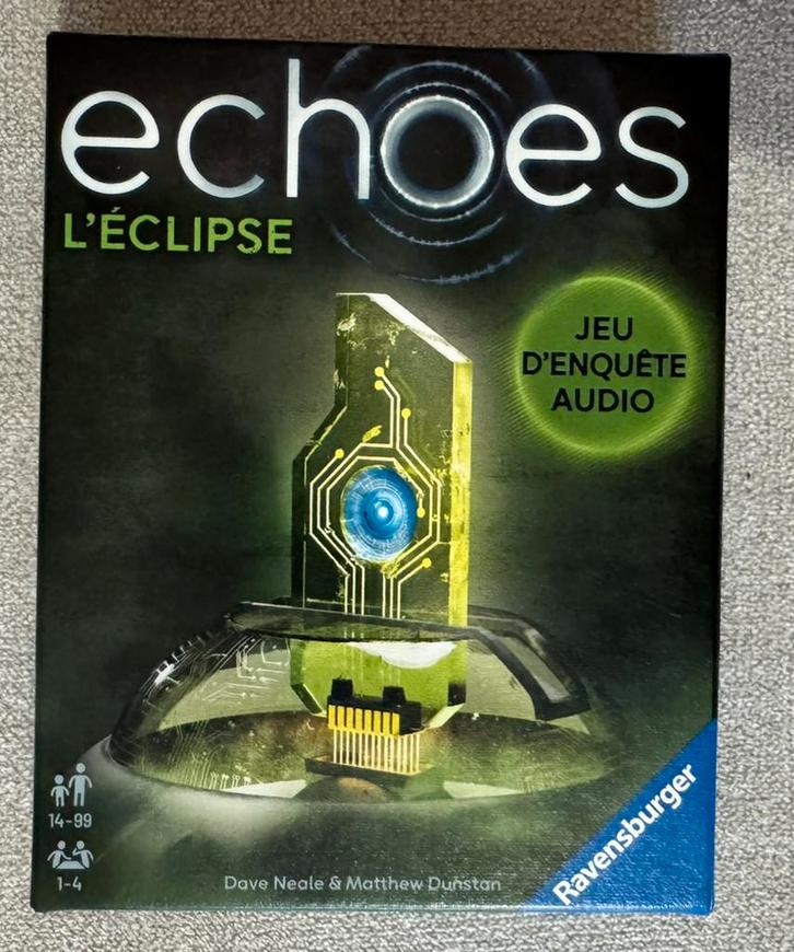 echoes : L’Éclipse – jeu d’enquête audio complet, Hobby en Vrije tijd, Gezelschapsspellen | Kaartspellen, Zo goed als nieuw, Een of twee spelers