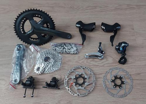 Splinternieuw Full Tiagra 4700 10 speed groepset met disc, Fietsen en Brommers, Fietsonderdelen, Nieuw, Racefiets, Overige typen