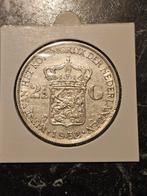 2,5 gulden 1932 grof haar, Timbres & Monnaies, Monnaies | Pays-Bas, Enlèvement ou Envoi, 5 florins