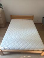 Bed met bodem en Tencel Medical matras - maat 140x200, Huis en Inrichting, Slaapkamer | Bedden, Ophalen, Gebruikt, Beige, Tweepersoons