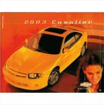 Chevrolet Cavalier Brochure 2003 #1 Engels, Livres, Autos | Brochures & Magazines, Chevrolet, Utilisé, Enlèvement ou Envoi
