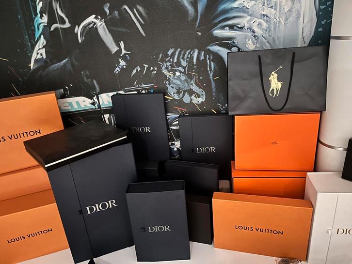 Merkdozen te koop, Huis en Inrichting, Woonaccessoires | Kisten, Zo goed als nieuw, Ophalen of Verzenden