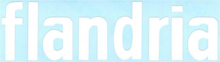 Flandria sticker #4, Motoren, Accessoires | Stickers, Verzenden