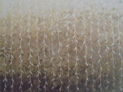 olieschilderij abstract lighting (60x80 cm), Antiek en Kunst, Kunst | Schilderijen | Abstract, Ophalen of Verzenden