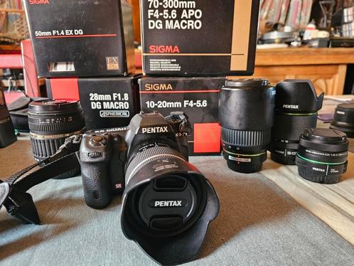 Pentax K-5 avec objectifs Pentax et Sigma et flash, TV, Hi-fi & Vidéo, Photo | Lentilles & Objectifs, Utilisé, Enlèvement ou Envoi