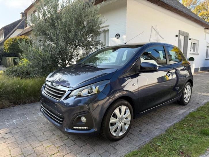 Peugeot 108 1.2 *2016 99000km, Auto's, Peugeot, Bedrijf, Te koop, Benzine, Euro 6, Stadsauto, 4 deurs, Handgeschakeld, Blauw, Grijs