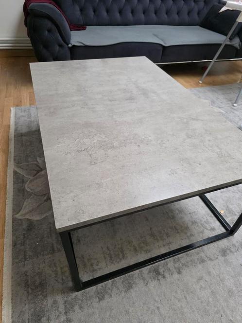 Betonlook salontafel, Huis en Inrichting, Tafels | Salontafels, Zo goed als nieuw, Ophalen of Verzenden