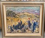 Peinture signée Xavier Soler Llorca 1923-1995, Antiquités & Art, Enlèvement ou Envoi