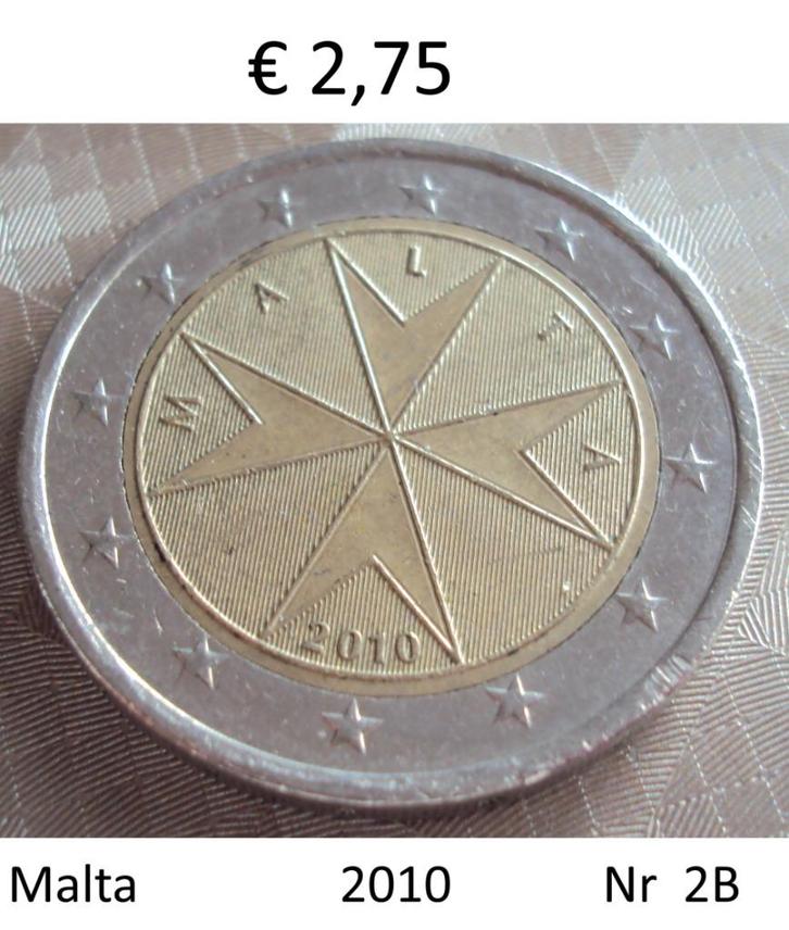 2 Euromunten Malta, Postzegels en Munten, Munten | Europa | Euromunten, Losse munt, 2 euro, Malta, Ophalen of Verzenden