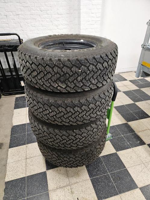 Velgen + banden 255 70 R16, velgen offset 0, Auto-onderdelen, Banden en Velgen, Band(en), 16 inch, 255 mm, Terreinwagen, Gebruikt
