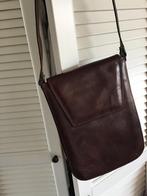 Stoere vintage lederen schoudertas Ricardo Lazlo, Ophalen of Verzenden, Zo goed als nieuw