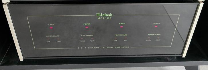 McIntosh MC7108 – Amplificateur de puissance, Audio, Tv en Foto, Versterkers en Ontvangers, Zo goed als nieuw, Stereo, Ophalen