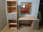 Set bureau en bijhorende kast, Enlèvement, Comme neuf, Bureau
