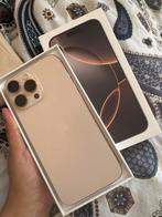 iPhone 16 Pro Max - 512GB - desert titanium + doos & kabel, Telecommunicatie, Ophalen, Zo goed als nieuw, IPhone 14 Pro Max, Frontje of Cover