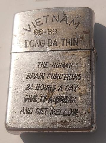 ZIPPO VIETNAM AUTHENTIEK 1968
DONG BA THIN 69-70 technische  beschikbaar voor biedingen