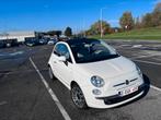 Fiat 500c, Auto's, Cabriolet, Leder en Stof, Beige, Particulier