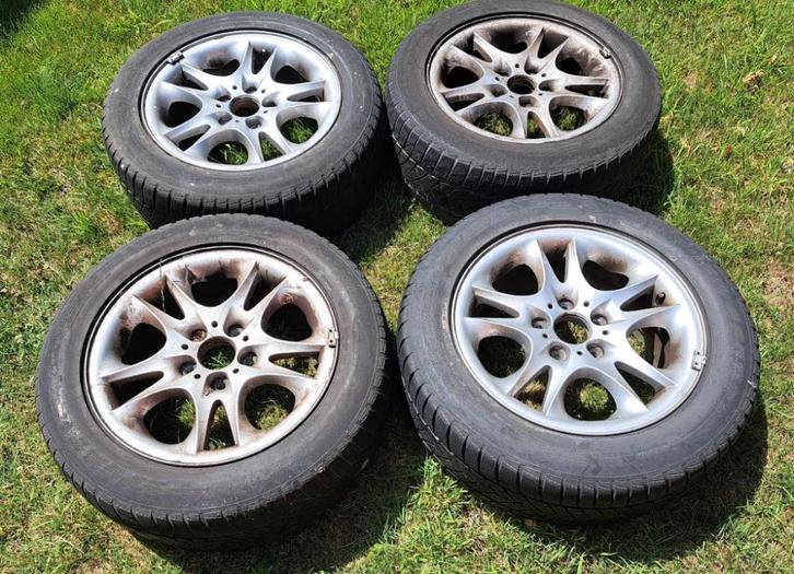 6 aluminium velgen oude  BMW X3 2004-2011, Auto-onderdelen, Banden en Velgen, Velg(en), Ophalen