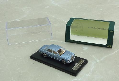 1/64 1998 Rolls Royce Silver Seraph car model zilverblauw, Hobby en Vrije tijd, Modelauto's | Overige schalen, Nieuw, Auto, Ophalen of Verzenden
