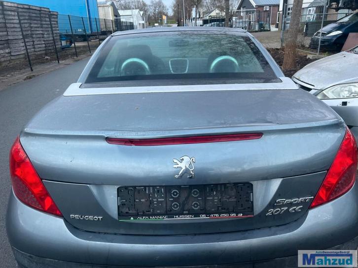 PEUGEOT 207CC Grijs KTHC achterklep schade 2007-2012, Auto-onderdelen, Carrosserie, Deur, Peugeot, Gebruikt