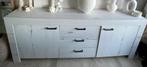 Buffet en bois gris clair/blanc, Ophalen, Minder dan 50 cm, Gebruikt, Minder dan 100 cm