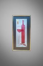 « Vin précieux », peinture acrylique, Enlèvement