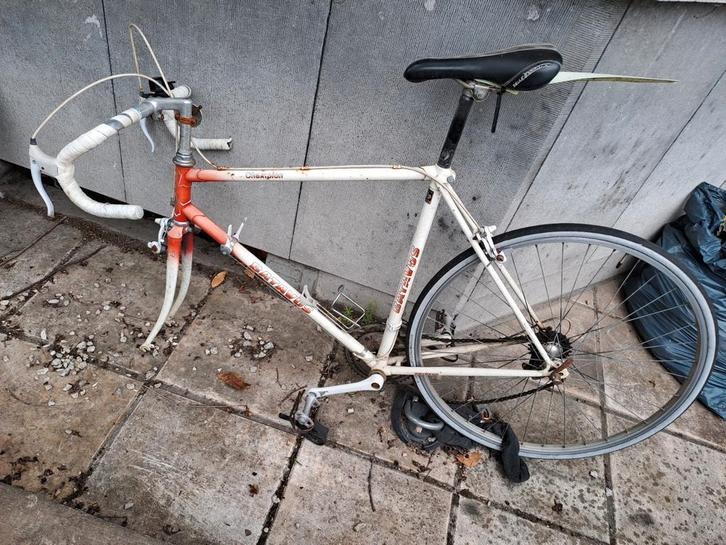 Kader retro koersfiets, Fietsen en Brommers, Fietsen | Racefietsen, Gebruikt, Ophalen