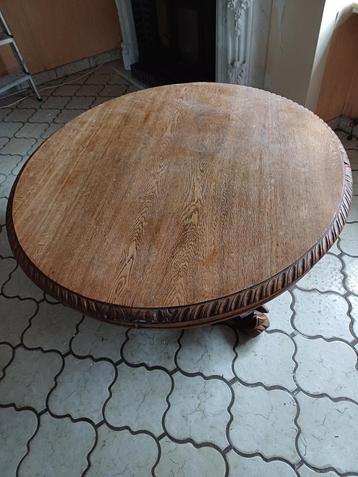 Table basse ancienne, Enlèvement