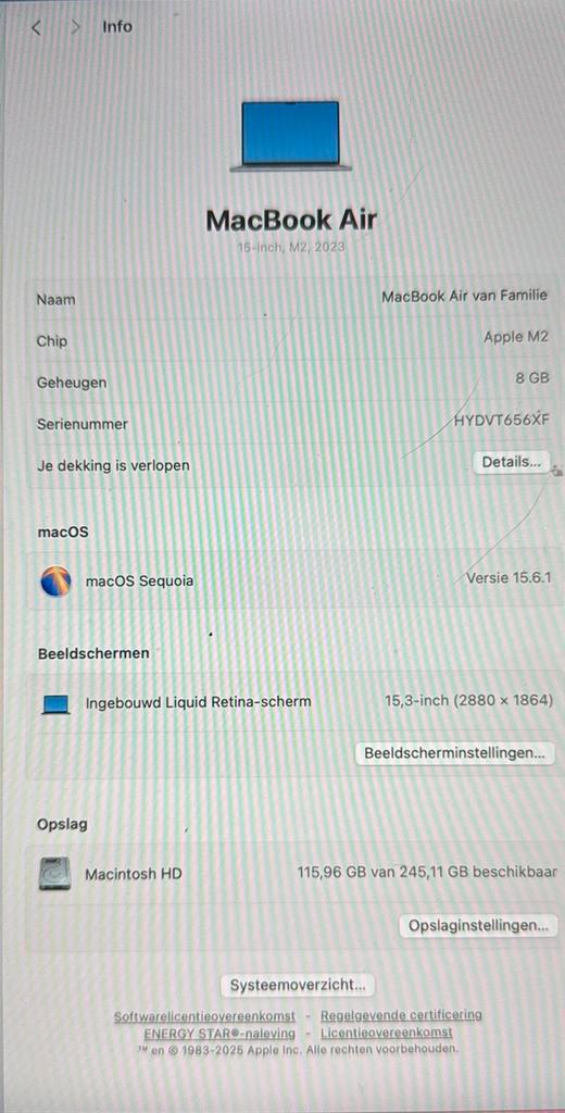 Macbook 15,3 pouces, Informatique & Logiciels, Apple Macbooks, Comme neuf, MacBook, 15 pouces, 256 GB, 8 GB, Azerty, Enlèvement ou Envoi