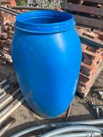 Blauwe ton regenton met deksel waterdicht, Tuin en Terras, Ophalen