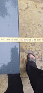 Table en teck Free avec structure en acier inoxydable, Jardin & Terrasse, Enlèvement