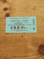 Ticket van White Lion, Tickets en Kaartjes, Eén persoon, Oktober