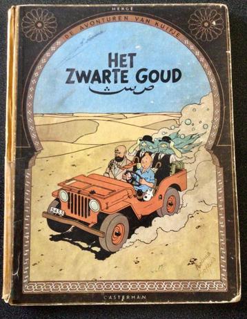 Kuifje Het zwarte goud HC 1ste druk 1950 Hergé beschikbaar voor biedingen