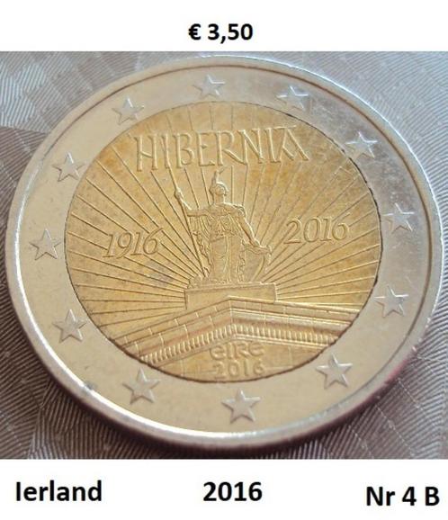 2 Euromunten Ierland, Postzegels en Munten, Munten | Europa | Euromunten, Losse munt, 2 euro, Ierland, Ophalen of Verzenden