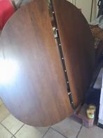 Houten ronde tafel, Huis en Inrichting, Tafels | Eettafels, Ophalen, Gebruikt, Rond, 100 tot 150 cm
