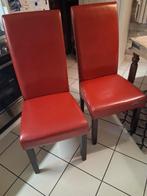 RODE STEVIGE STOELEN GRATIS, Ophalen, Gebruikt, Drie, Rood