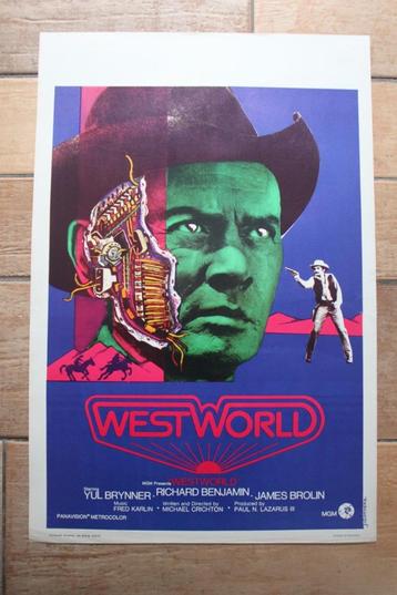 filmaffiche Westworld Yul Brynner 1973 filmposter beschikbaar voor biedingen