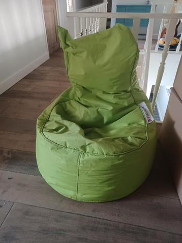 Zitzak, Huis en Inrichting, Zitzakken, Ophalen, Zo goed als nieuw, Groen, Zitzak