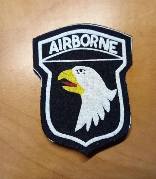 ⚠️️Ecusson 101ème Airborne, Verzamelen, Militaria | Algemeen, Landmacht, Embleem of Badge, Ophalen of Verzenden