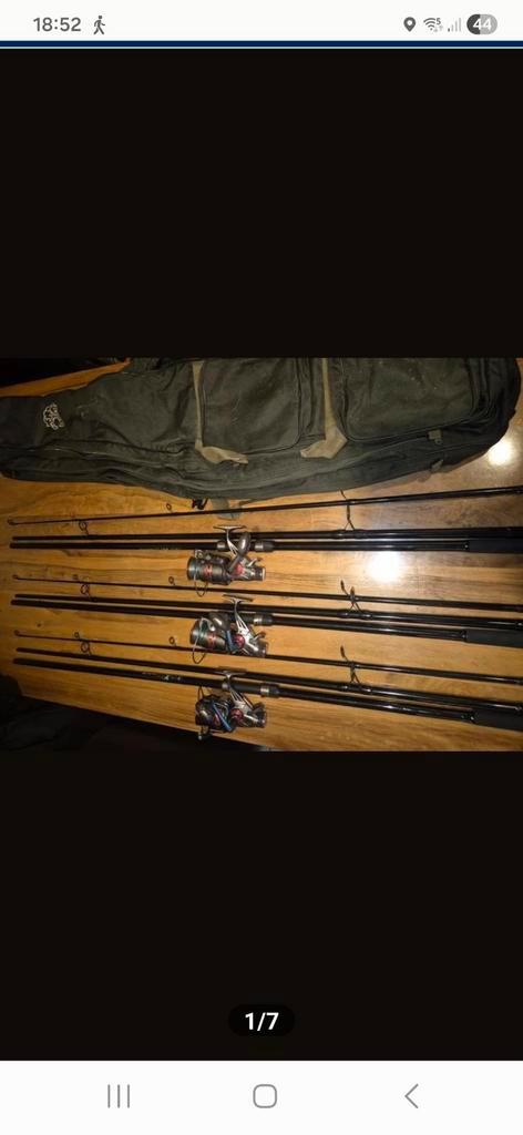 hengels 3x 360cm 2.75lbs 3delig transport lengte 130cm, Watersport en Boten, Hengelsport | Algemeen, Ophalen