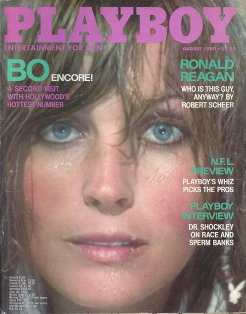 Playboy magazine (US) - August 1980 - Bo Derek VERKOCHT, Livres, Journaux & Revues, Utilisé, Glossy, Envoi