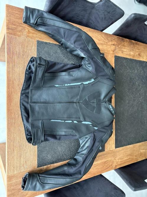 Veste moto en cuir Rev'it Glide taille 48, Motoren, Kleding | Motorkleding, Jas | leer, Heren, Tweedehands, Ophalen