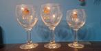 3x Leffe Glazen met voet, Verzamelen, Biermerken, Ophalen, Leffe