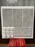 Modern werk-ciska vanhuysse-gemengde techniek 100 x 100 cm, Huis en Inrichting, Ophalen, Gebruikt