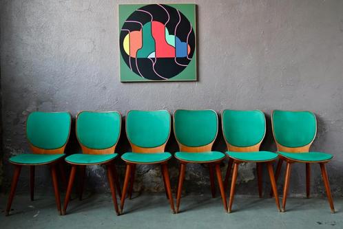 Set de 6 chaises de Max Bill pour Baumann série 800G de 1955, Antiquités & Art, Antiquités | Meubles | Chaises & Canapés, Enlèvement
