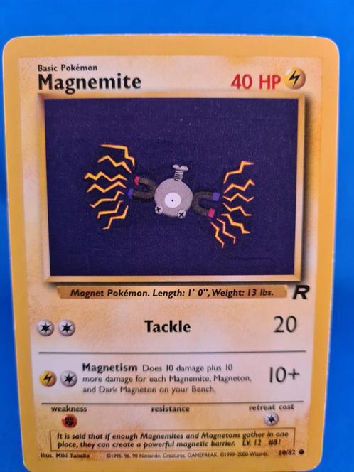 Magnemite 60/82 - Team Rocket, Hobby & Loisirs créatifs, Jeux de cartes à collectionner | Pokémon, Comme neuf, Envoi